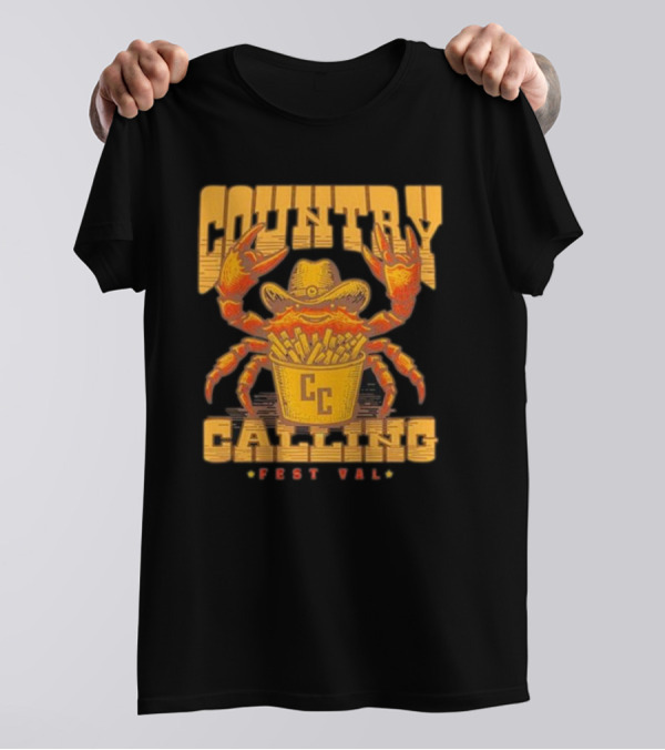 COUNTRY CALLING CRAB FESTIVAL CC LINEUP T-Shirt