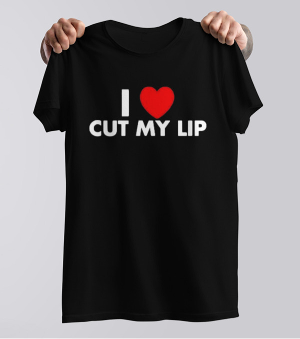 Egg Tyler Wearing I Love Cut My Lip I ♥ Cut My Lip T-Shirt