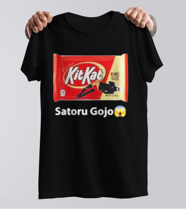 Satoru Gojo ๐ฎ Kit Kat King Size T-Shirt
