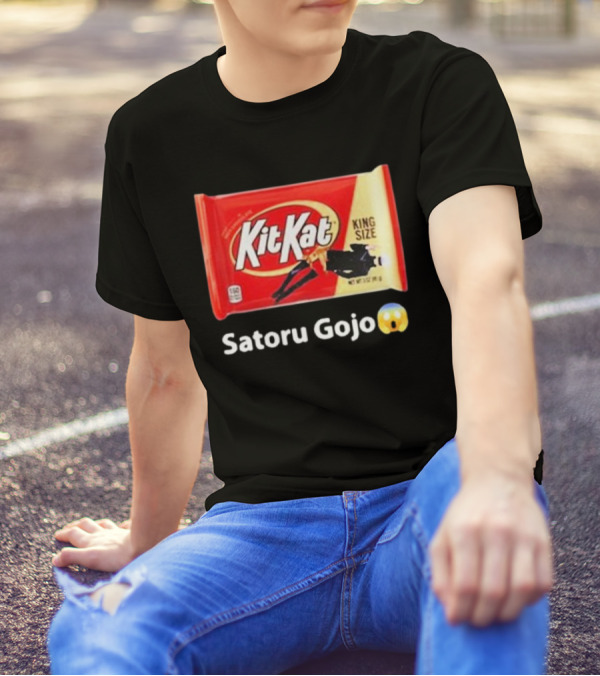 Satoru Gojo ๐ฎ Kit Kat King Size T-Shirt