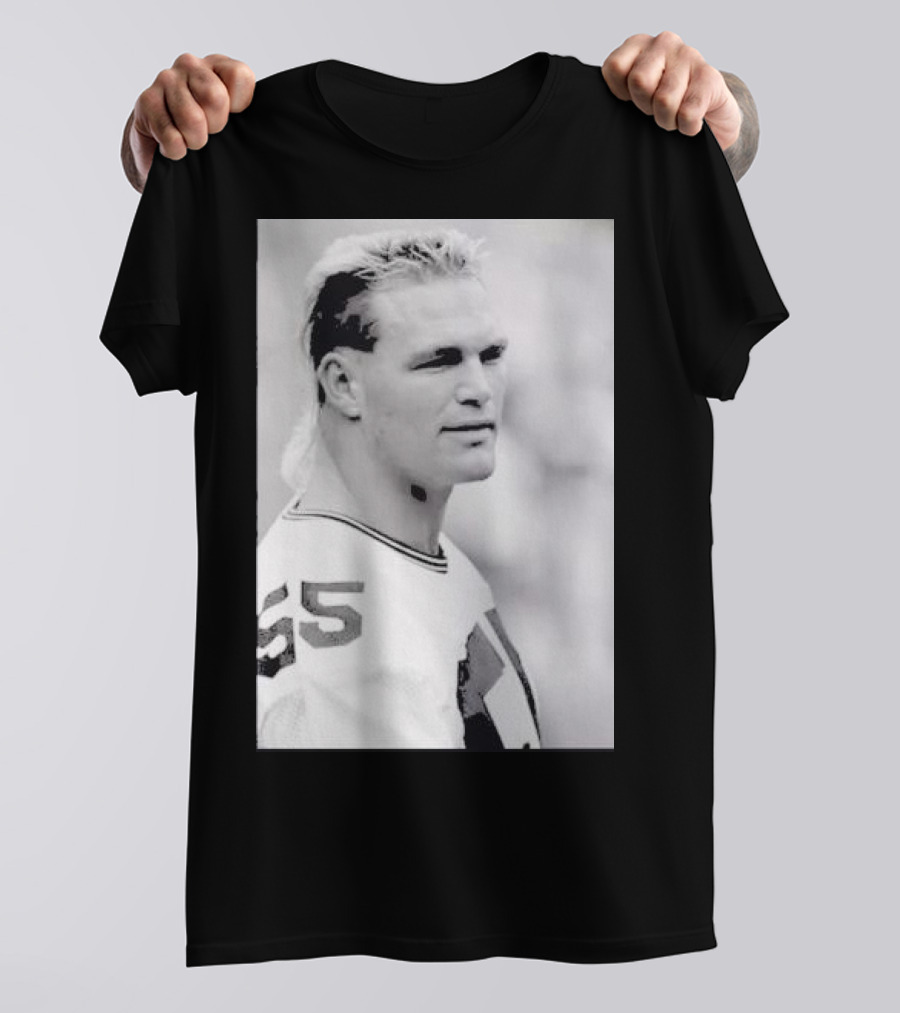 The Boz Brian Bosworth Number 55 Football Legend T-Shirt