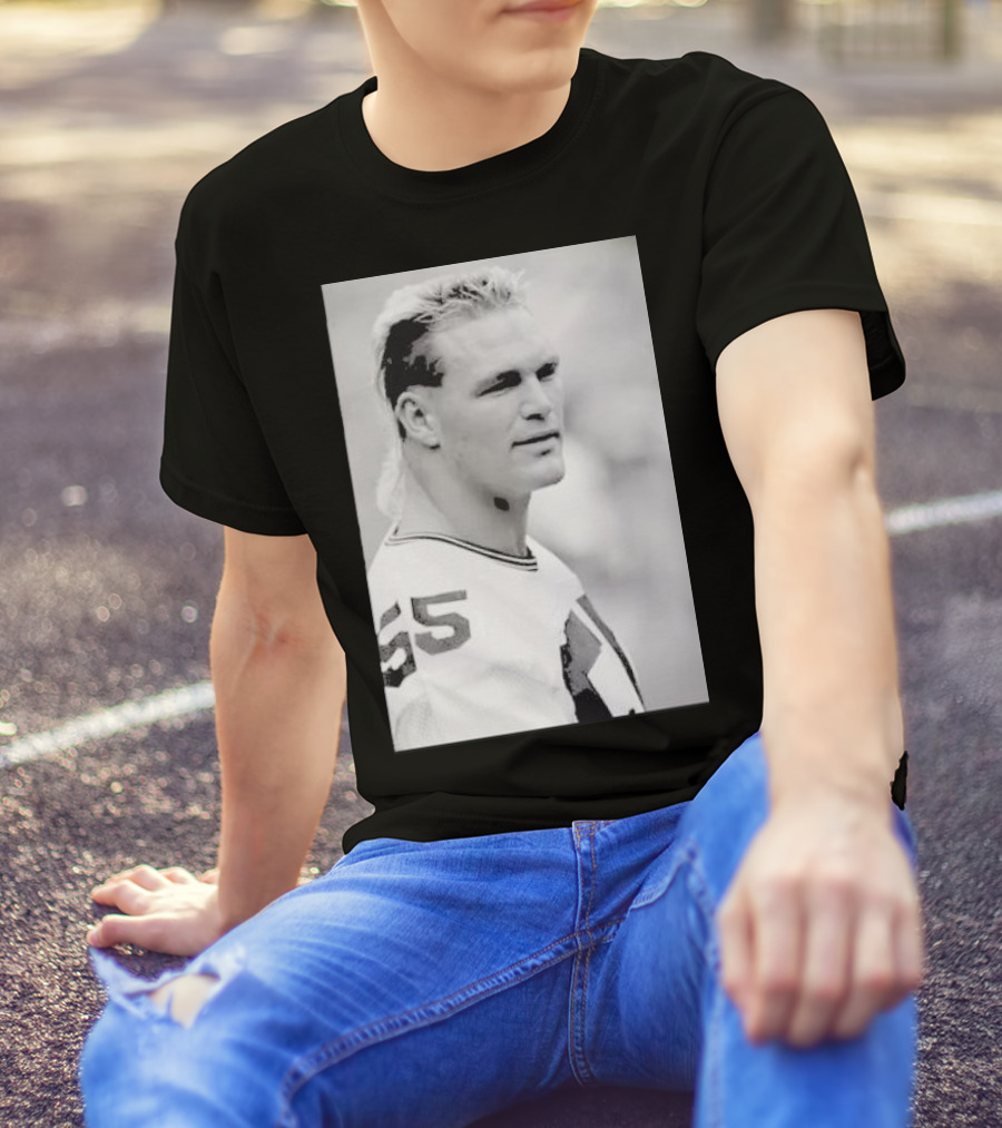 The Boz Brian Bosworth Number 55 Football Legend T-Shirt