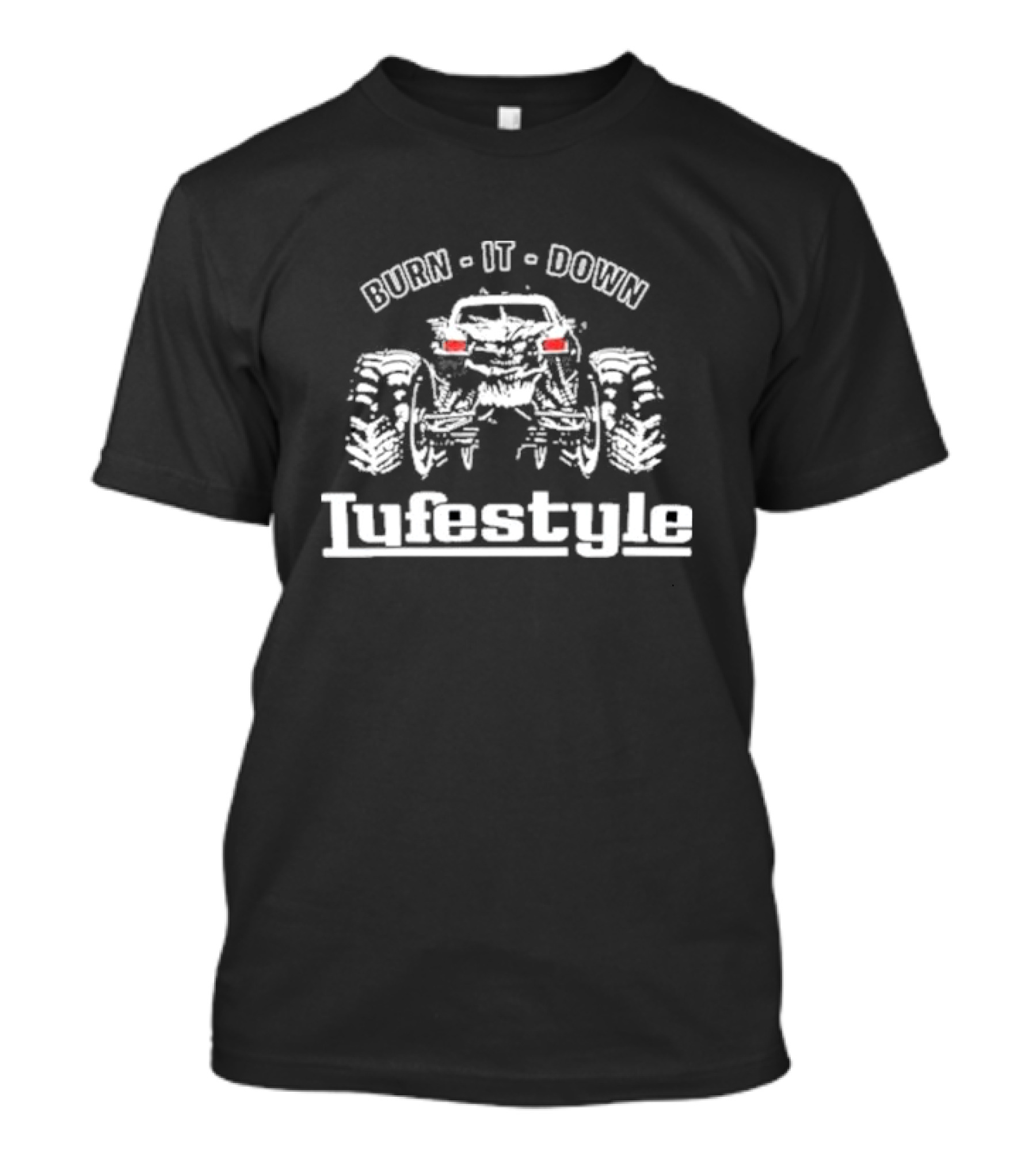 Yeat Lifestyle Burn It Down Off-Road Monster Truck T-Shirt