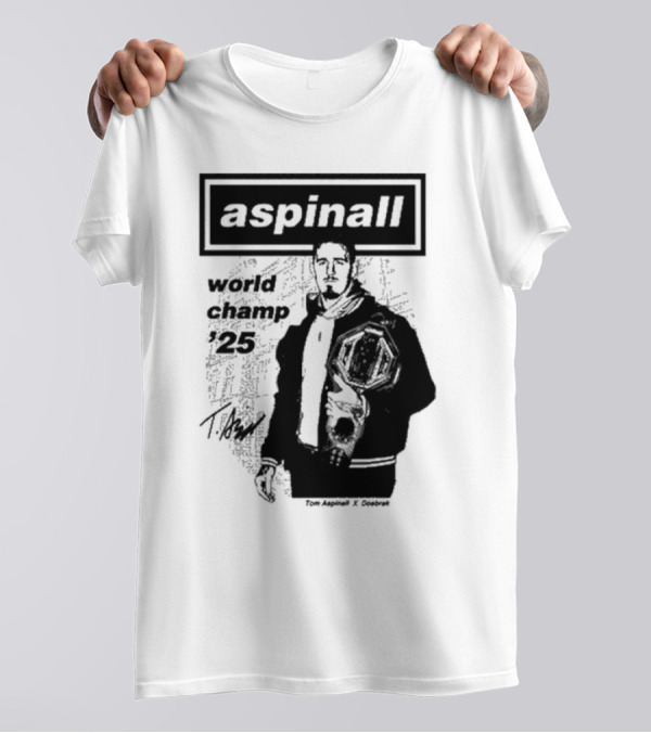 Aspinal World Champ '25 Tom Aspinall X Dosbark Belt T-Shirt