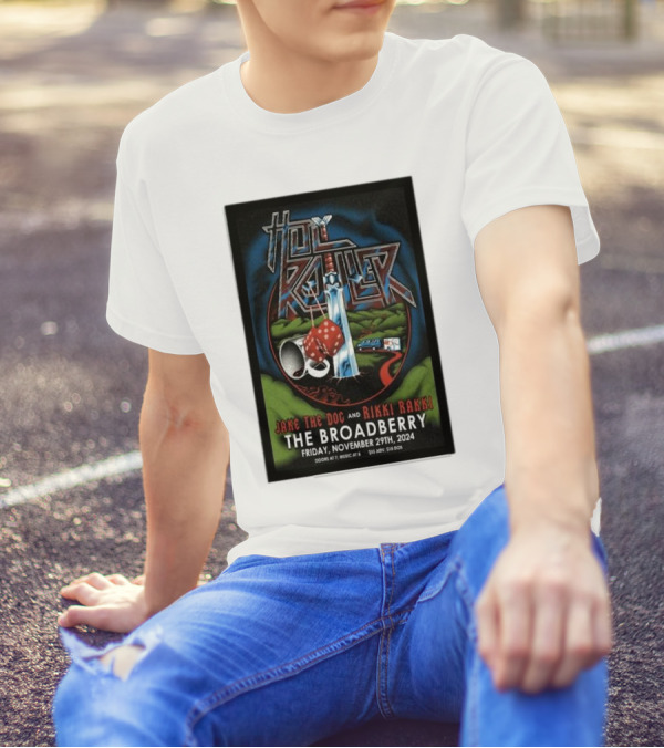 Holy Roller The Broadberry Richmond VA November 29 2024 Jake The Doc Rikki Rakki Concert T-Shirt