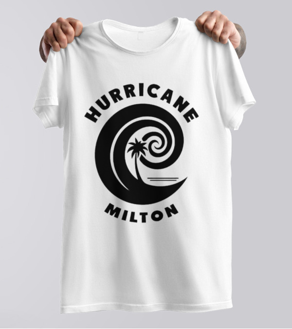 Hurricane Milton Hurricane 2024 Wave Palm Tree Swirl T-Shirt