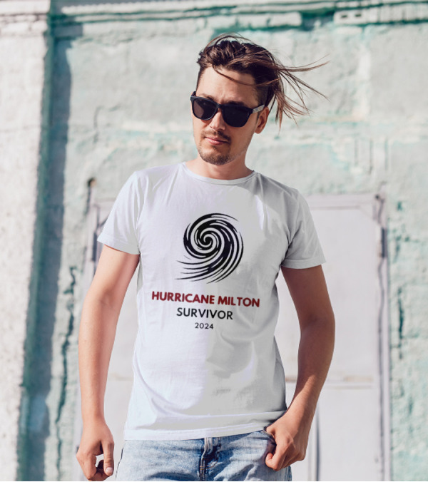 Hurricane Milton Survivor 2024 Florida Strong Swirl T-Shirt