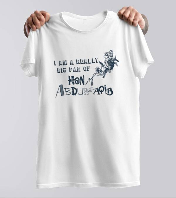 I Am A Really Big Fan Of Hanif Abdurraqib With Floral Accent T-Shirt