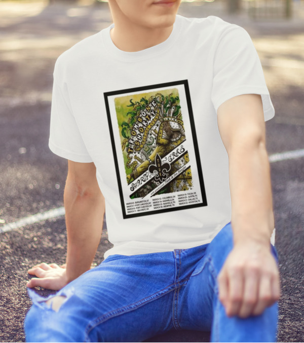 Trombone Shorty Shorty Gras Tour 2025 Funk And The Family March Burlington VT Austin TX Houston TX T-Shirt