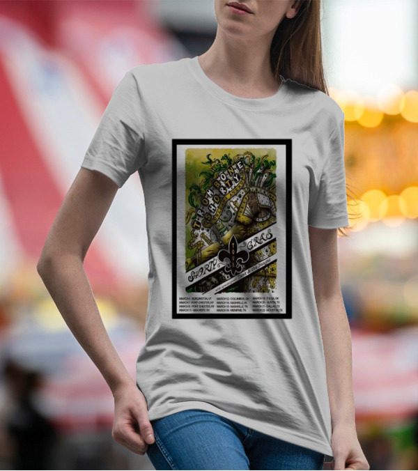 Trombone Shorty Shorty Gras Tour 2025 Funk And The Family March Burlington VT Austin TX Houston TX T-Shirt