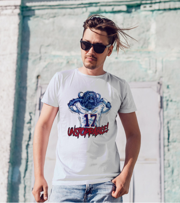Unstoppable 17 Buffalo Bills Mascot Sports T-Shirt