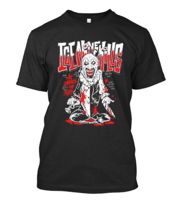 Ice Nine Kills Horror-Themed A Work Of Art Graphic Murder Scene T-Shirt
