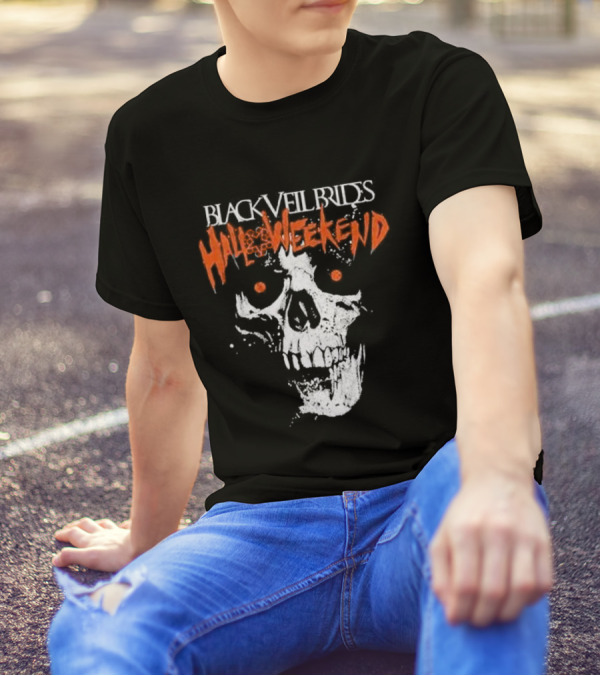 Black Veil Brides Halloweekend Skull T-Shirt