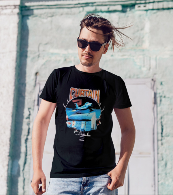 Curtain Call 2 Airplane Hockey Mask House T-Shirt
