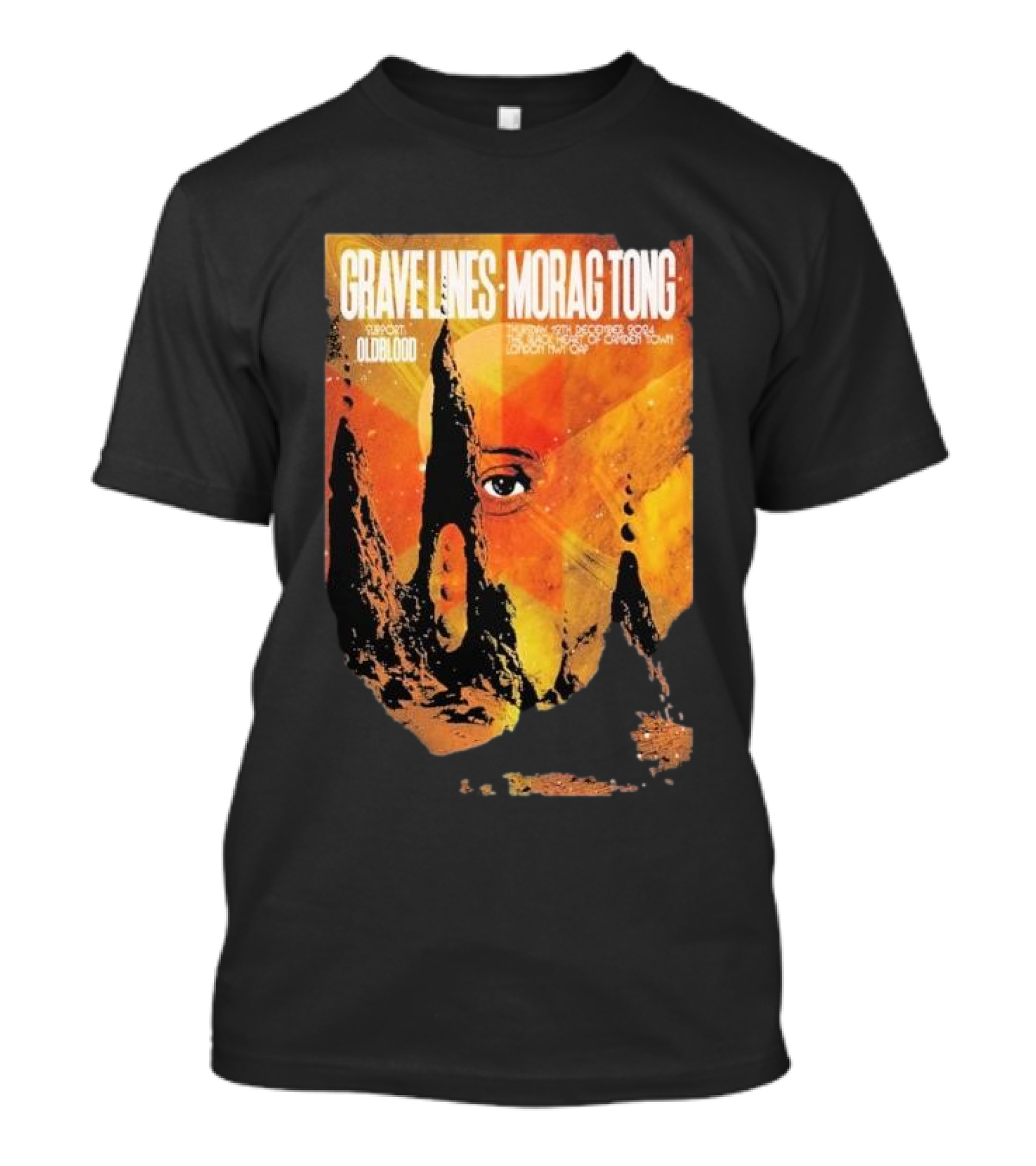 Grave Lines Morag Tong With Oldblood At The Black Heart December 12 2024 London UK T-Shirt