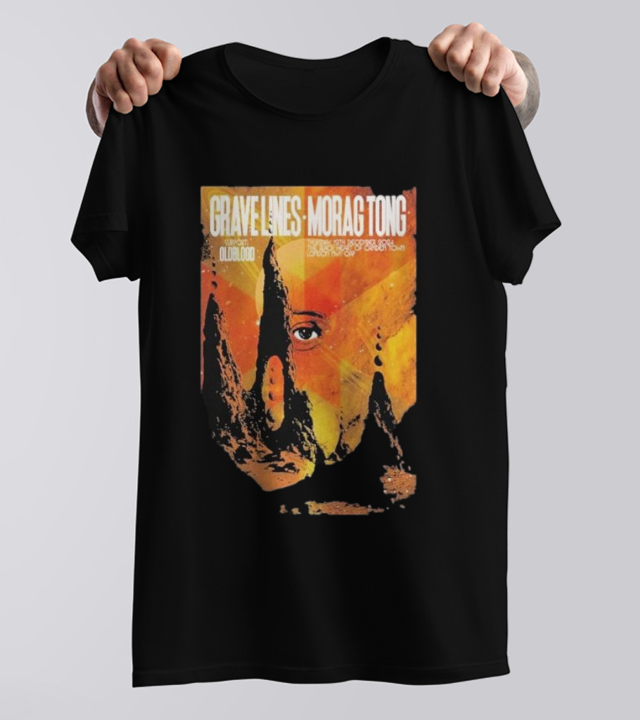 Grave Lines Morag Tong With Oldblood At The Black Heart December 12 2024 London UK T-Shirt