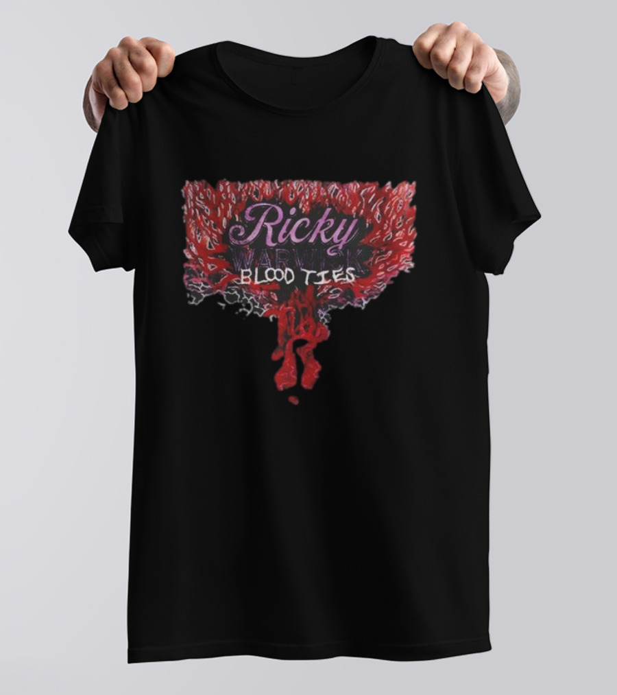 Ricky Warwick Blood Ties Red Veins And Roots T-Shirt