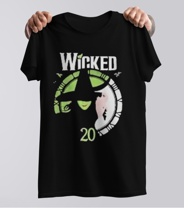 Wicked 20th Anniversary Witch And Whispering T-Shirt