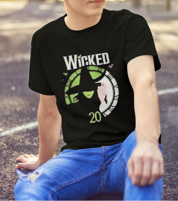 Wicked 20th Anniversary Witch And Whispering T-Shirt