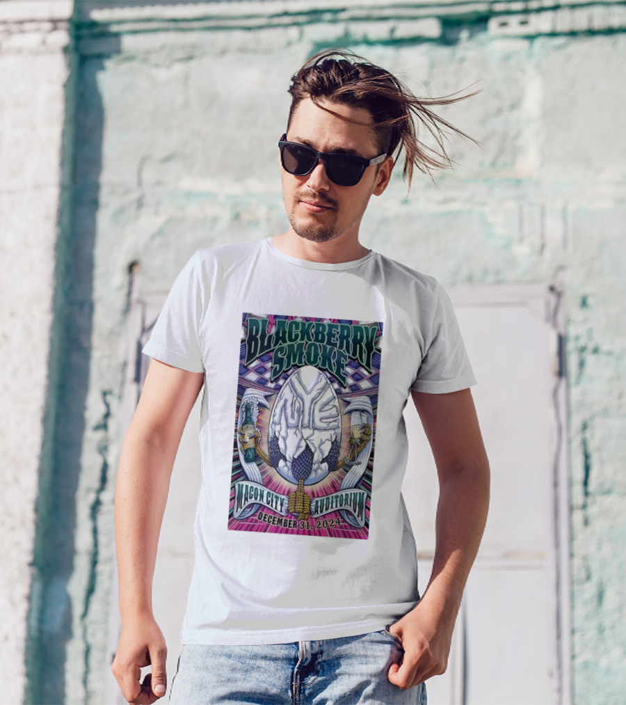 Blackberry Smoke Macon City Auditorium December 31 T-Shirt