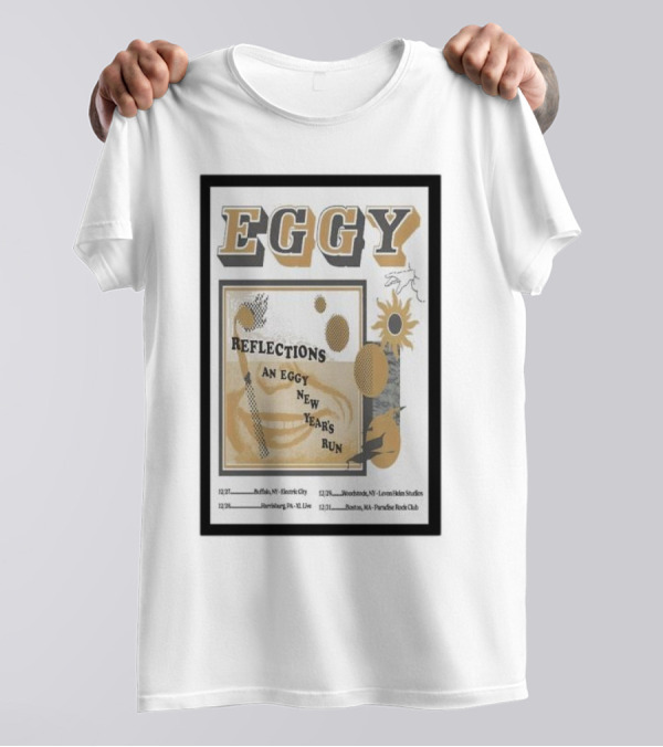 EGGY Reflections An Eggy New Year's Run Buffalo Woodbury Harrisburg Boston T-Shirt