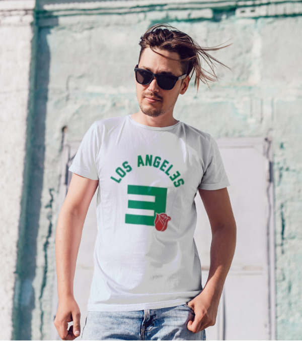 Los Angeles Eminem Rosebowl Logo Event T-Shirt