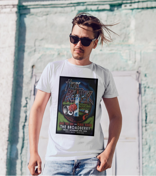 Holy Roller Jake The Doc And Rikki Rakki The Broadberry November 29th 2024 Richmond VA T-Shirt