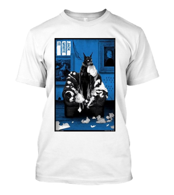 Jack White Concert Lodge Room Los Angeles California October 10 2024 Dog T-Shirt