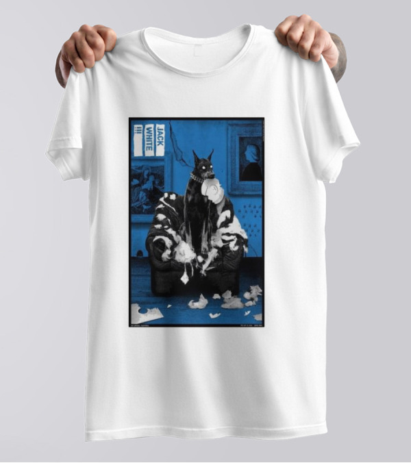 Jack White Concert Lodge Room Los Angeles California October 10 2024 Dog T-Shirt
