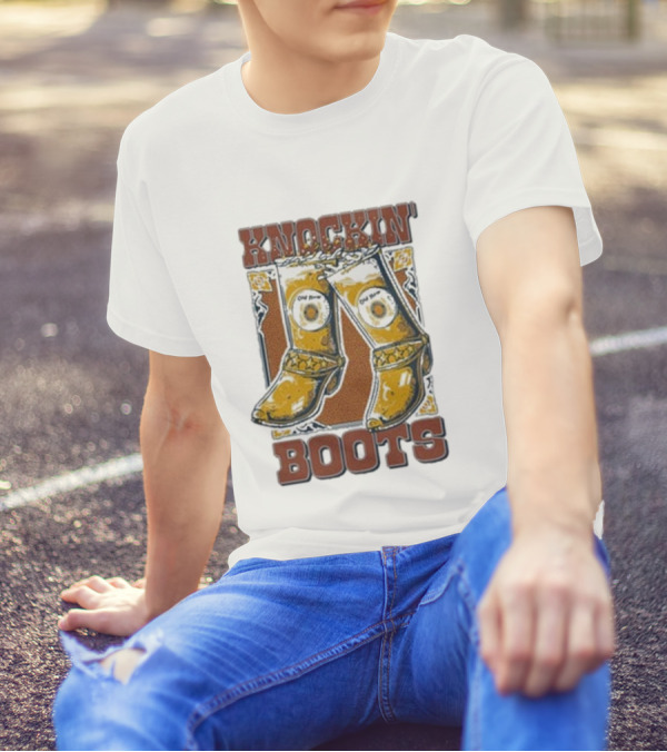 Old Row Knockin' Boots Cowboy Western T-Shirt