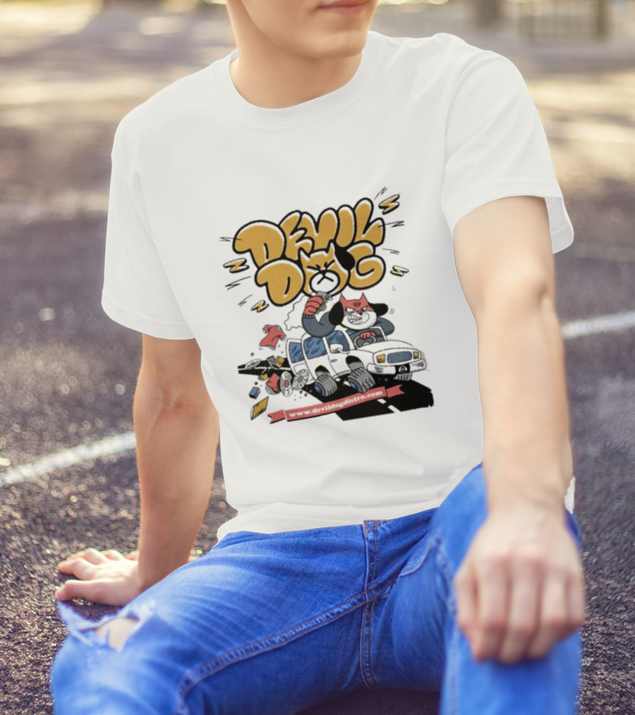 Devil Dog Www.devildogdistro.com T-Shirt