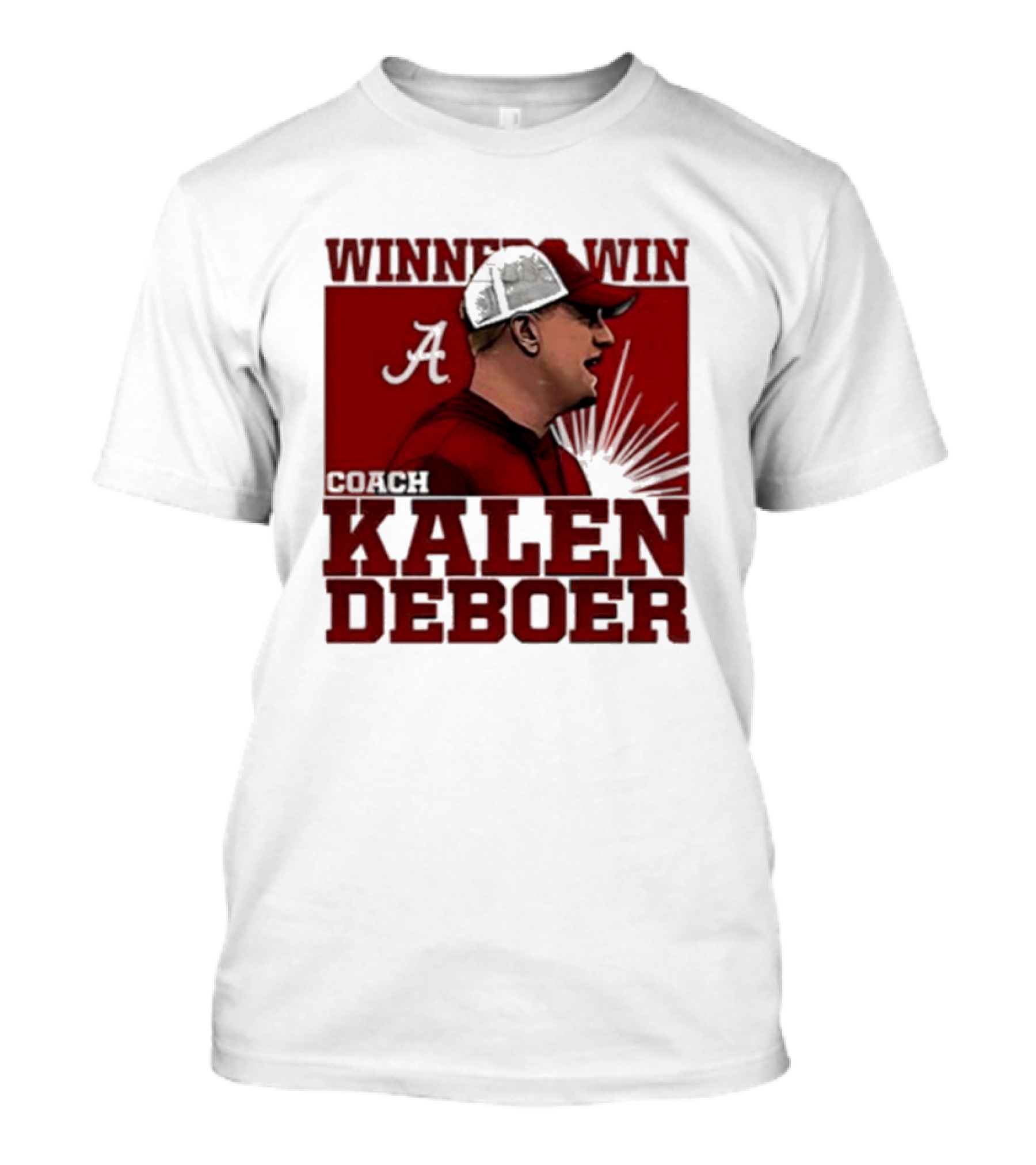 Coach Kalen Deboer Winner Win Alabama T-Shirt