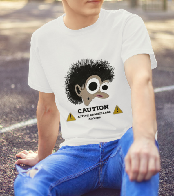Caution Active Crackheads Midnight Groovers T-Shirt