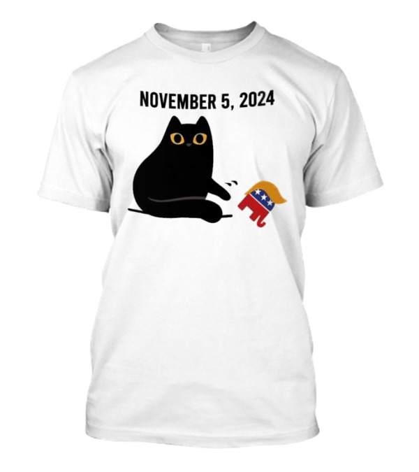 November 5 2024 Cat With Republican T-Shirt