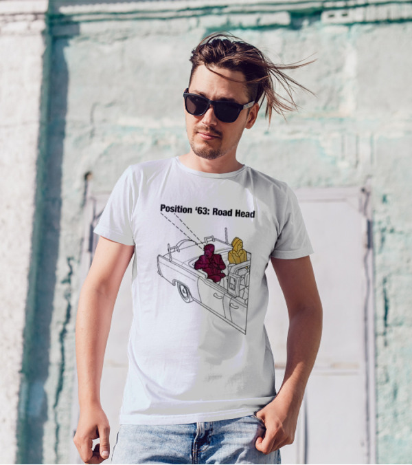 Position '63 Road Head Convertible Scene T-Shirt