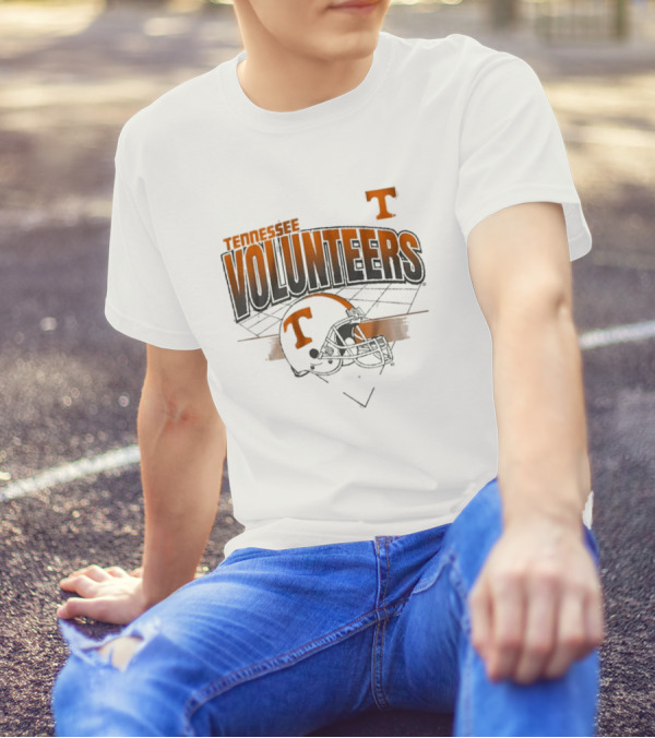 Tennessee Volunteers Football Helmet Knoxville Grid T-Shirt