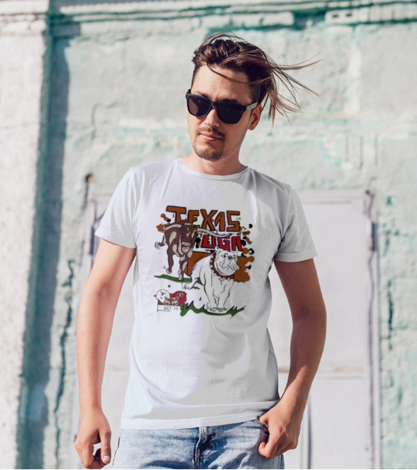 Texas Longhorns Vs Georgia Bulldogs October 19 Duel T-Shirt