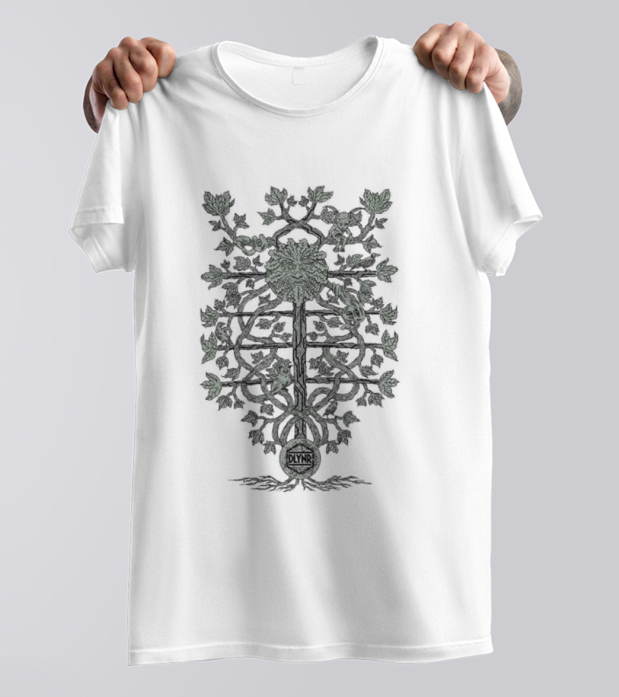 The Green Man Tree Design DLYNR T-Shirt