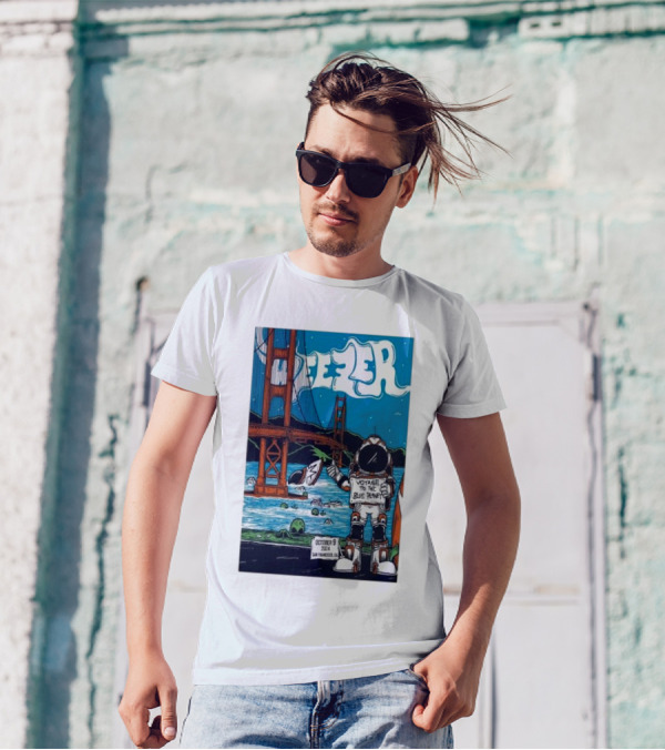 Weezer Voyage To The Blue Planet At Chase Center San Francisco CA October 9 T-Shirt