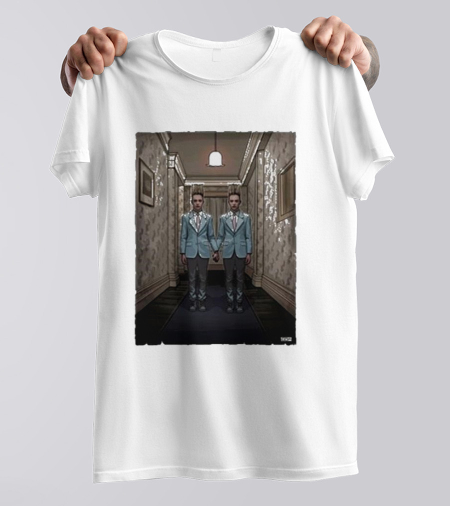 Wwn A Horror Masterpiece Twin Hallway Scene T-Shirt