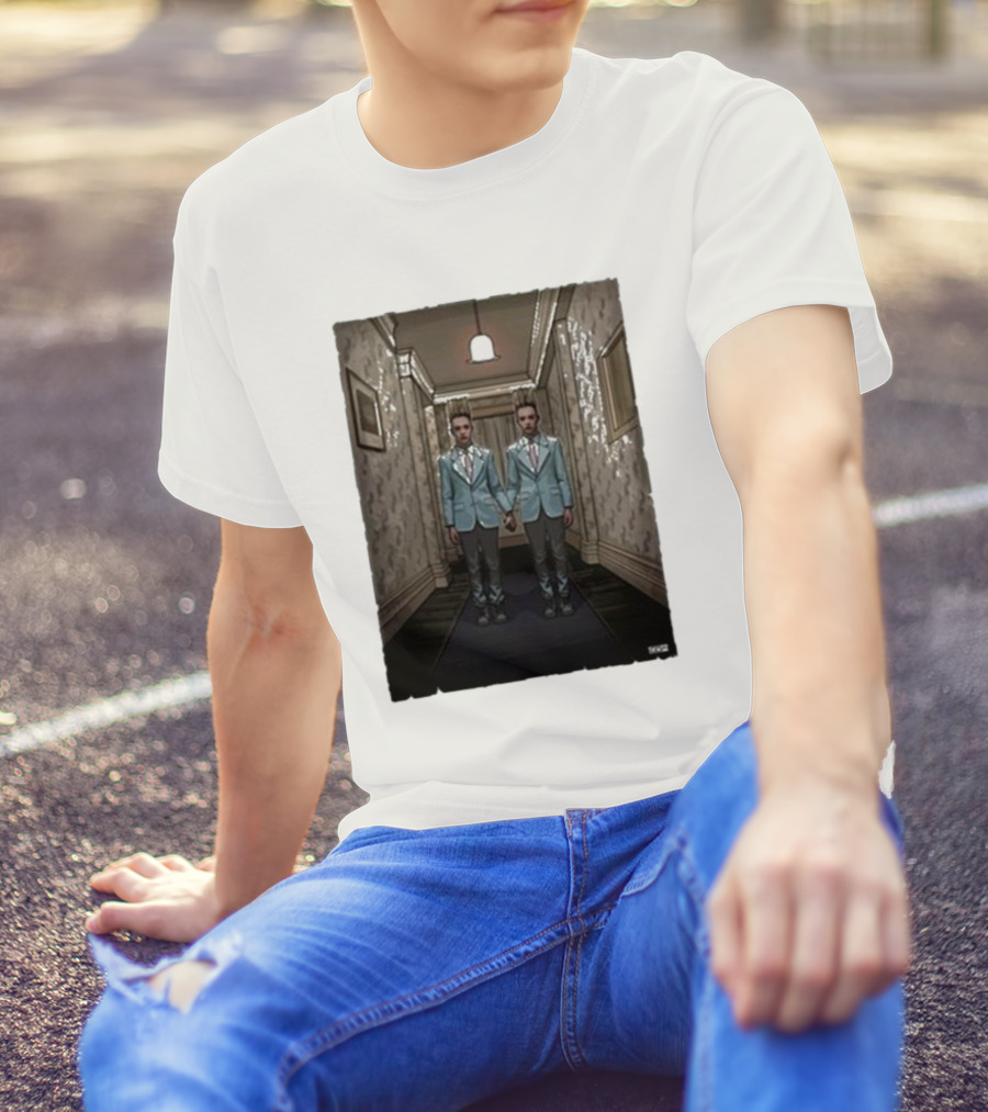 Wwn A Horror Masterpiece Twin Hallway Scene T-Shirt