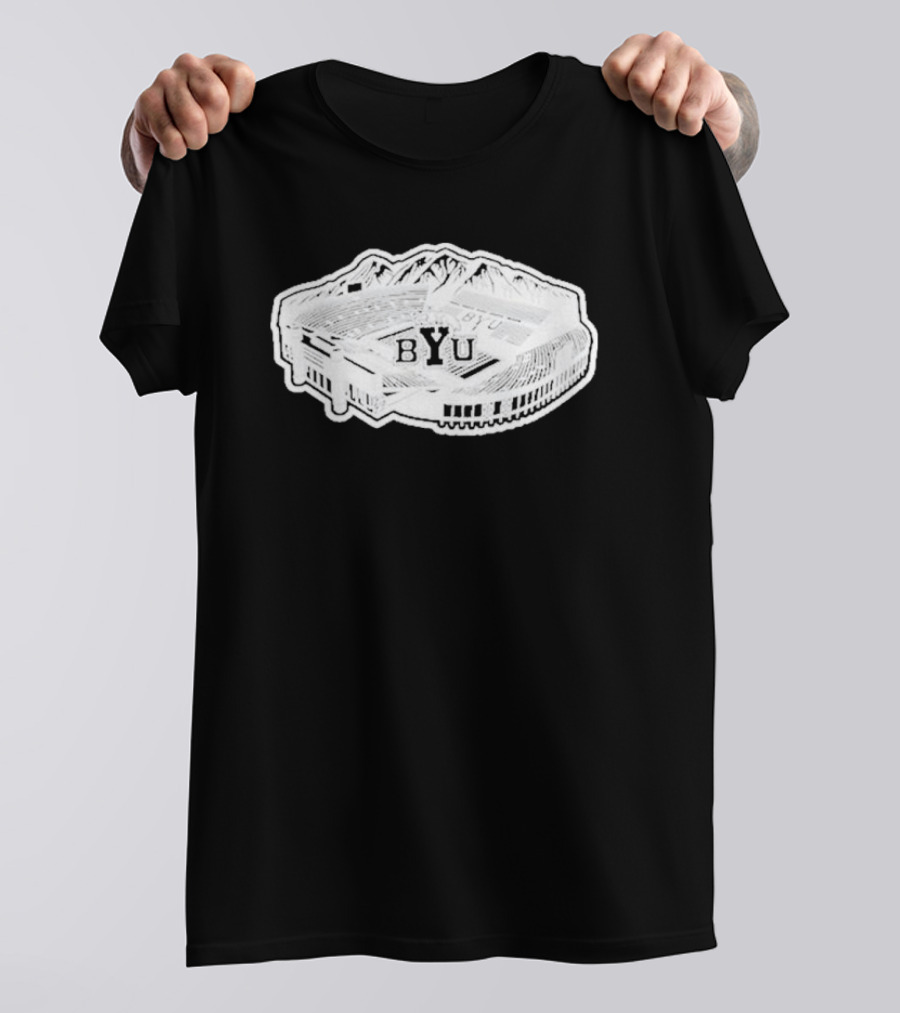 BYU Lavell’s Stadium Mountain View T-Shirt