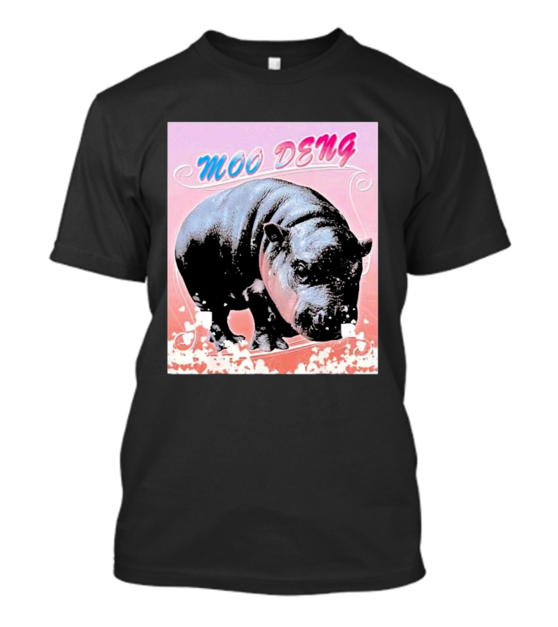 Moo Deng Hippo Ba1 Cute Thailand T-Shirt