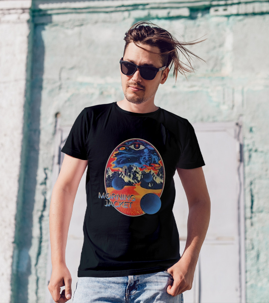 My Morning Jacket Cosmic Landscape Oval T-Shirt