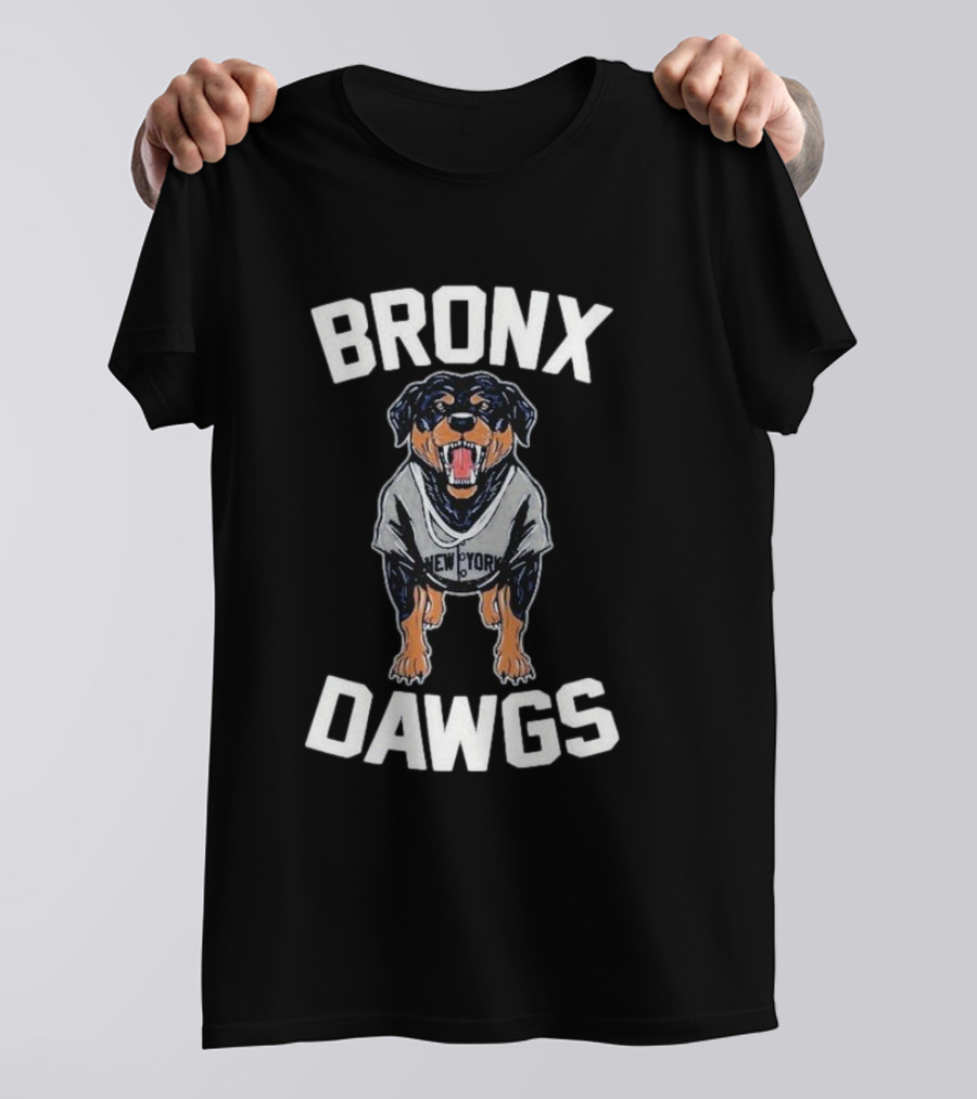 Bronx Dawgs New York Yankees Bulldog T-Shirt