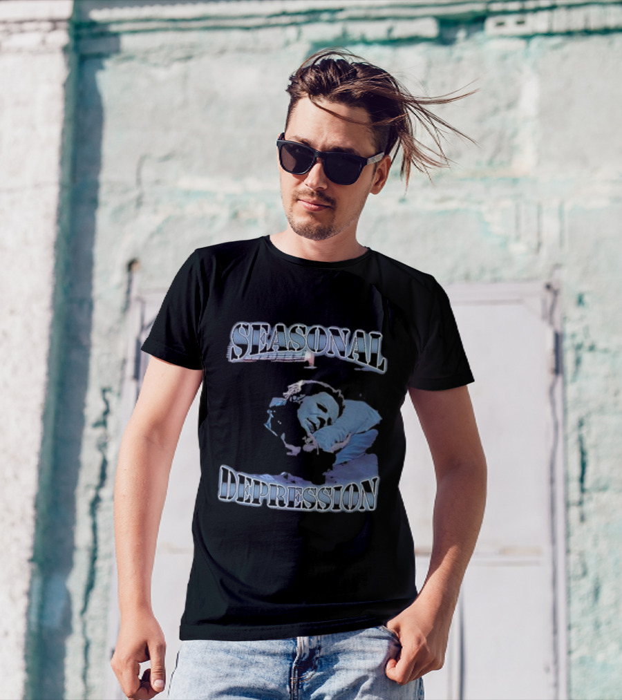 Seasonal Depression Halloween 2024 Michael Myers T-Shirt