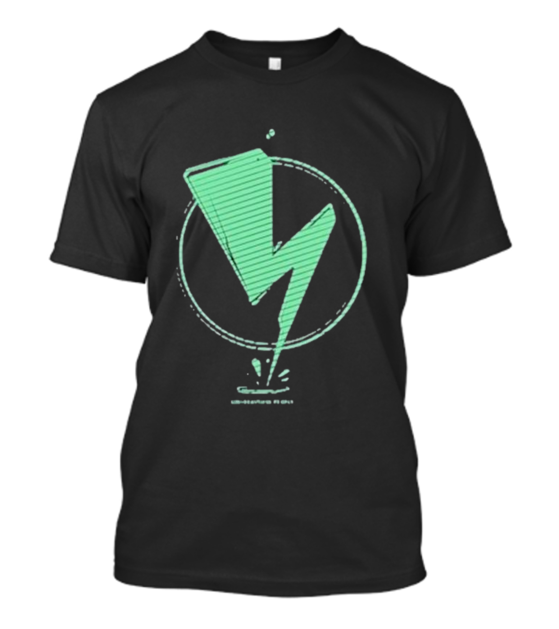 Sim The Beautiful People Lightning Bolt Circle T-Shirt