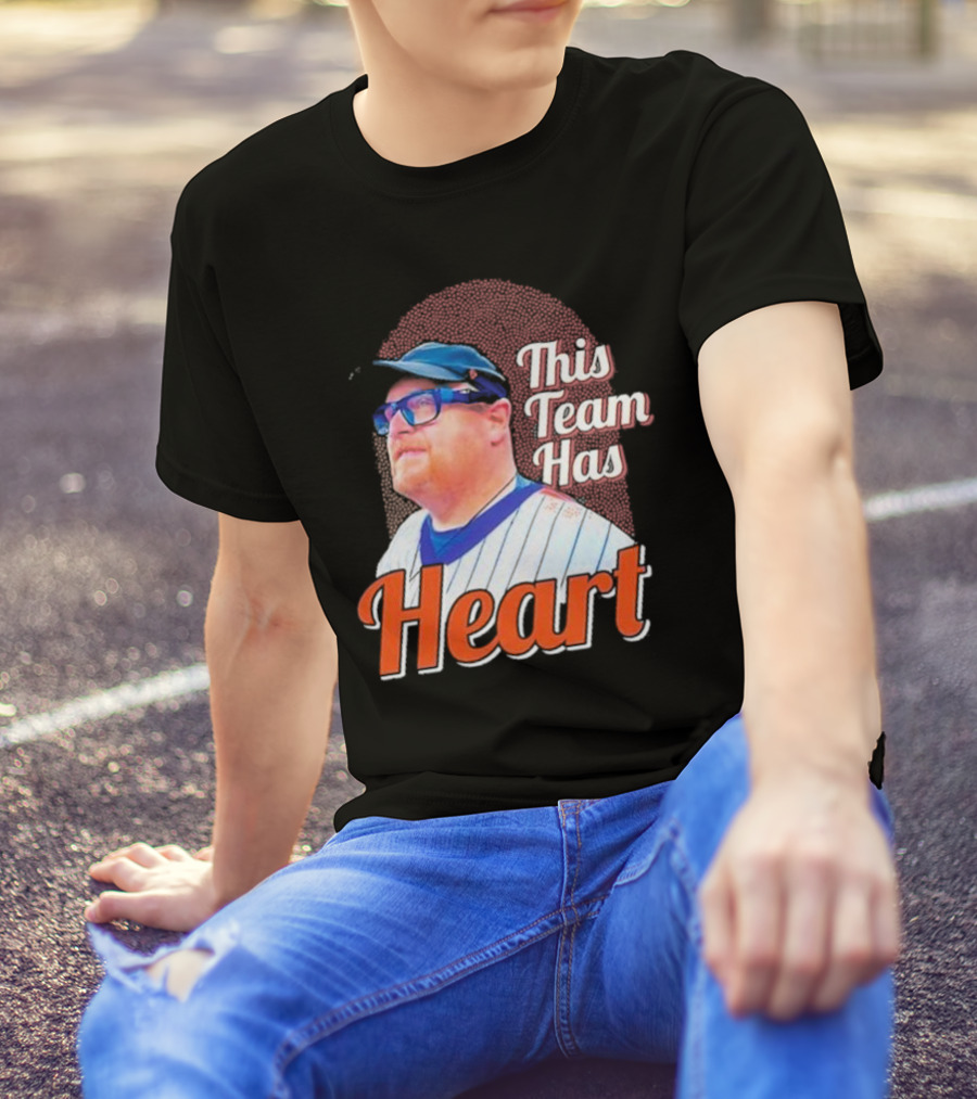This Team Has Heart Frank Baseball-Inspired Dedication T-Shirt