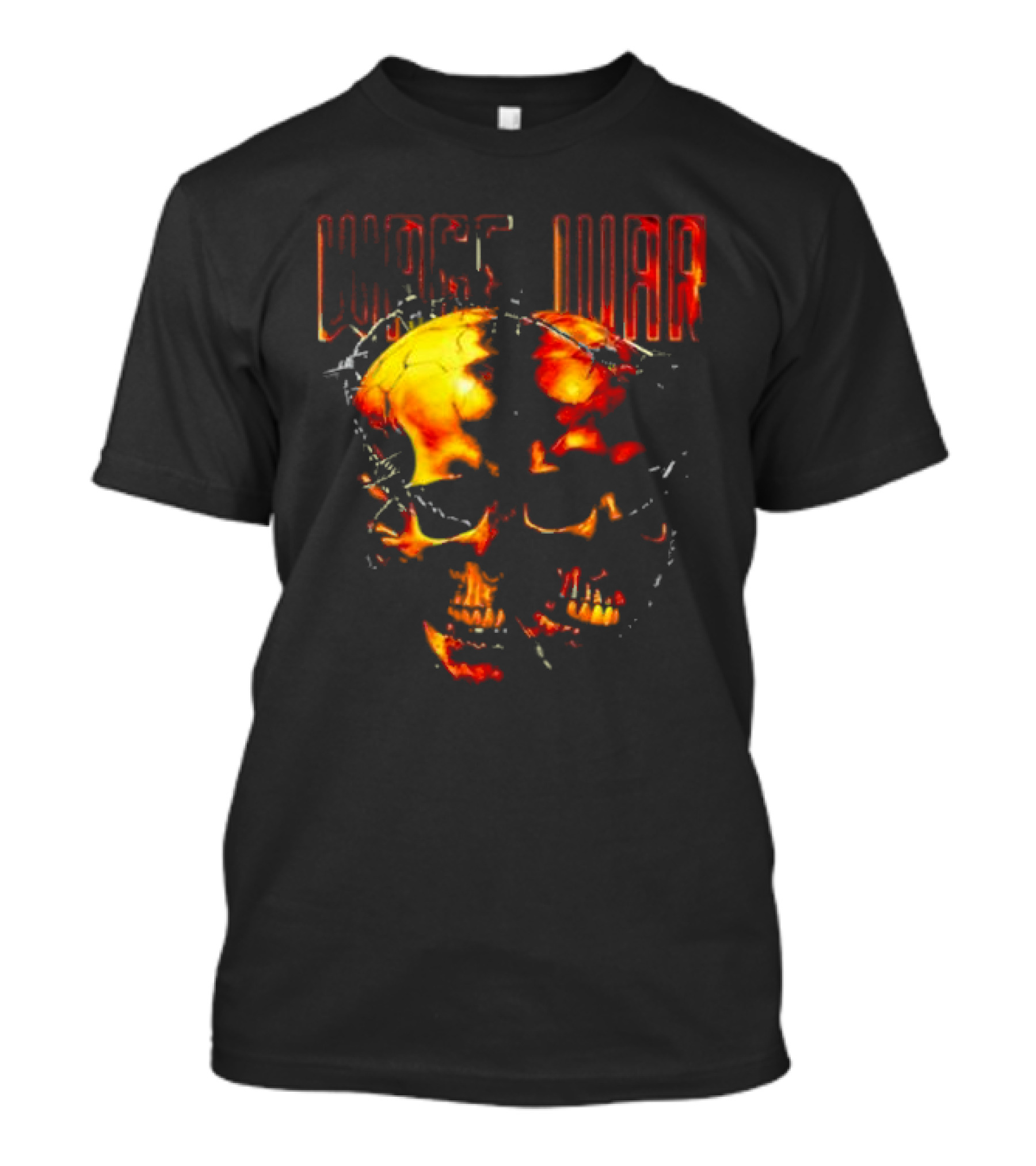 Wage War Skulls Halloween 2024 Twisted Barbed Icons T-Shirt
