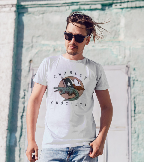 Charley Crockett Texas Flag Alligator T-Shirt